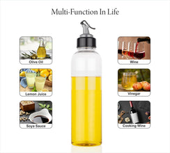 2346 Oil Dispenser Transparent Plastic Oil Bottle |  1 Liter 