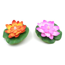 Smokeless LED Lotus Candles (2 Pc): Indoor/Outdoor Décor