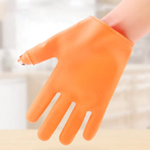 Gloves Silicone Thumb Knife Finger Protector Gears Cutting Vegetable Harvesting Knife Pinching Plant Blade Scissors Garden Gloves, Right-Handed Gloves (1Pc)