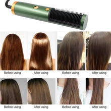 Hair Straightener Comb, Anti Scald Hot Comb Negative Ion Hair Straightener Brush Straightener 3 Gear Constant Temperature for Quick and Professional Hair Salon at Home (1200w)