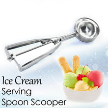 2523B Ice Cream Serving Scoop | Stainless Steel Premium Quality Ice Cream Serving Spoon Scooper with Trigger Release 