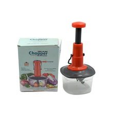 Manual Food Chopper (650ml): 3 Stainless Steel Blades, Locking System, Anti-Slip Base