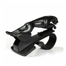 6469 Jaguar Leopard Shape Plastic Phone Clip, Mobile Phone Holder For Car Use 