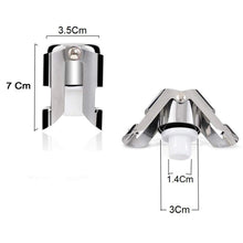 2334 Stainless Steel Sealed Sparkling Champagne Bottle Stopper Big size 