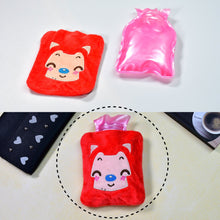 6523 Pink Cat small Hot Water Bag with Cover for Pain Relief, Neck, Shoulder Pain and Hand, Feet Warmer, Menstrual Cramps. 