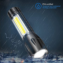 7528  Mini Search Rechargeable LED Long Range Flashlight Emergency Light Torch 