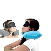 505 -3-in-1 Air Travel Kit with Pillow, Ear Buds & Eye Mask TRENDKART WITH BZ LOGO