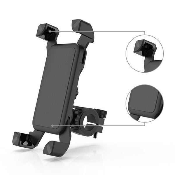 1456 Bike Phone Mount Anti Shake and Stable Cradle Clamp with 360Ã‚Â° Rotation 