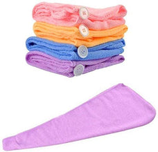 1408 Quick Turban Hair-Drying Absorbent Microfiber Towel/Dry Shower Caps 