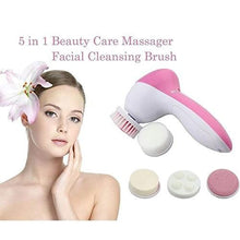 340 -5-in-1 Smoothing Body & Facial Massager (Pink) TRENDKART