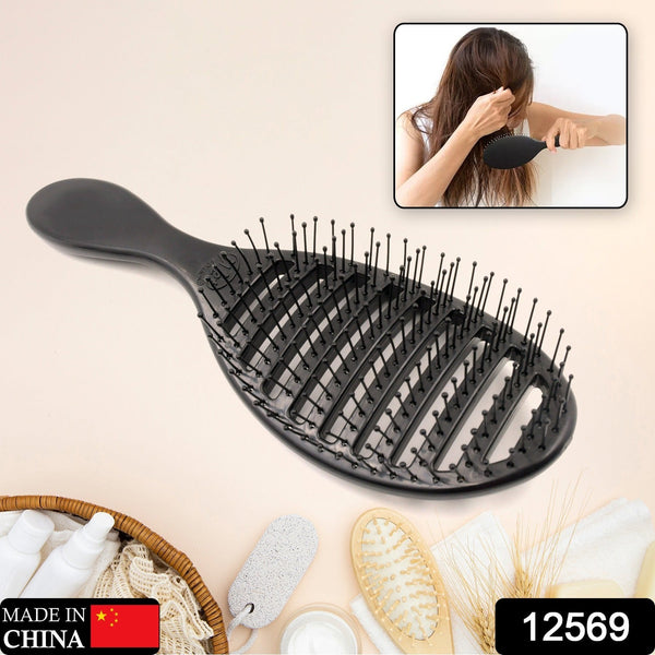 Anti-static Scalp Massage Hair Brush Comb for Curly Straight Hair,  Womens Hair Brush Wet, Detangling Brush for Curly Hair Detangler, Wet Hair Brush Detangler, Girls Hair Brush (1 Pc )