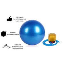 Heavy Duty Gym Ball Non-Slip Stability Ball with Foot Pump for Total Body Fitness