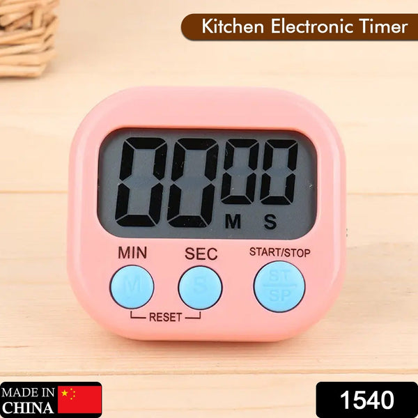 Digital Kitchen Timer Clear Big Digits 0-99 Min for Cooking Office Clock