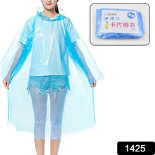 Plastic pocket sized Raincoat, Reusable Free Size Raincoat