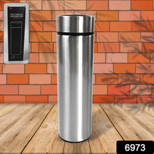 Double Stainless Steel Wall Smart Flask Vacuum Insulated Water Bottle | Perfect for Hot and Cold Drinks | for Campaign Travelling (450ml)